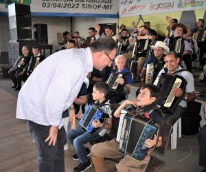 Benção do 4º Encontro dos Gaiteiros de MT no CTG