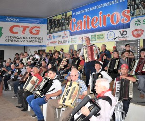 Benção do 4º Encontro dos Gaiteiros de MT no CTG