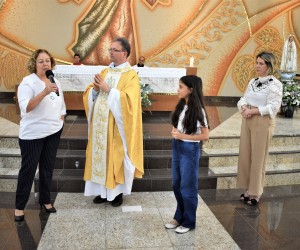 Festa da Primeira Eucaristia na igreja Matriz