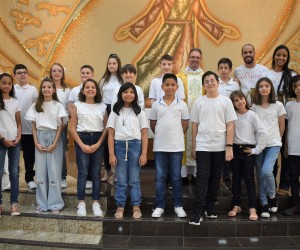 Festa da Primeira Eucaristia na igreja Matriz