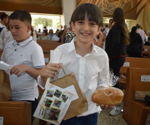 Festa da Primeira Eucaristia na igreja Matriz