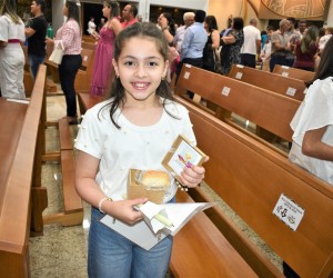 Festa da Primeira Eucaristia na igreja Matriz