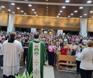 Missa com benção especial às famílias