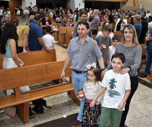 Missa com benção especial às famílias