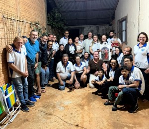 Na residência da família Sauer