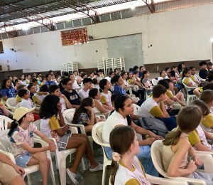 Encontro com as crianças da Primeira Comunhão 