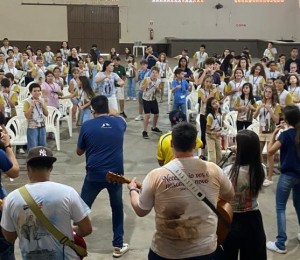 Encontro com catequisandos