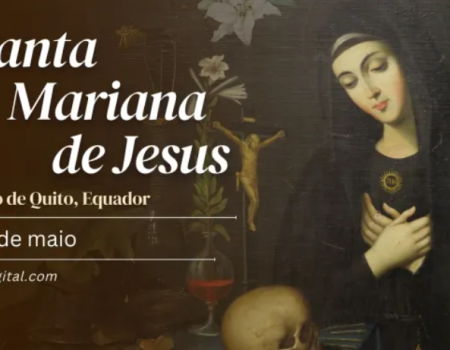 Hoje é dia de santa Mariana de Jesus, o lírio de Quito