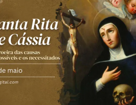 Hoje é celebrada santa Rita de Cássia, padroeira das causas impossíveis