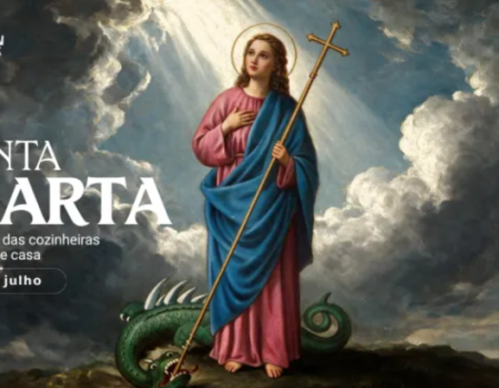 Hoje a Igreja Católica celebra santa Marta, padroeira das cozinheiras e donas de casa
