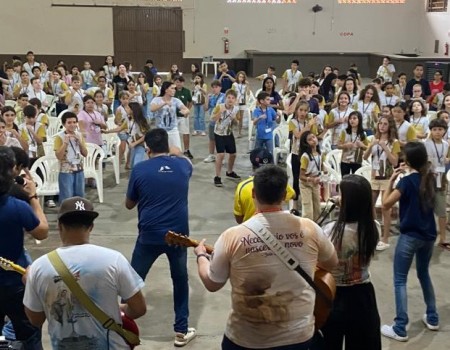 Encontro com catequisandos